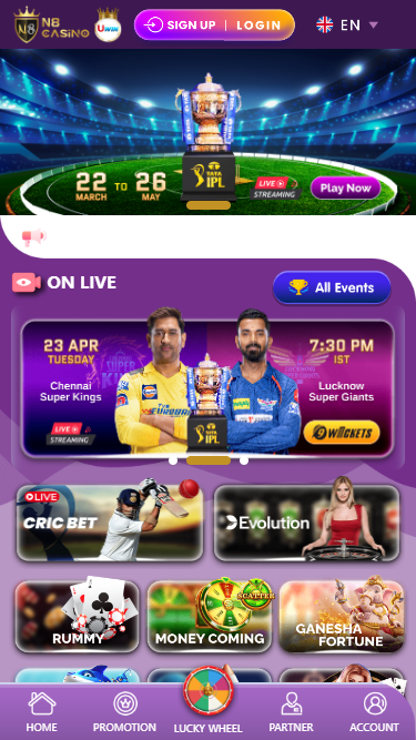 Indian gamers can now play interactive onine card games that make you feel as if you'e siting right there. Along with popular casino card games likeRummy, and Ludo, we also provide popular lndian card games like Andar Bahar & Teen Pati. N8 casino card games are even more exciing, sinceprofessional dealers will walk you through the game while it is being played.